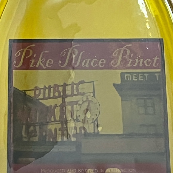 Pike Place Pinot Flattened Wine Bottle Cheese Serving Tray with Spreader Knife - Picture 10 of 10